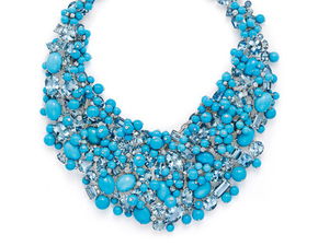 蔚蓝之境 绿松石珠宝与化妆品，天空大海的时尚交融